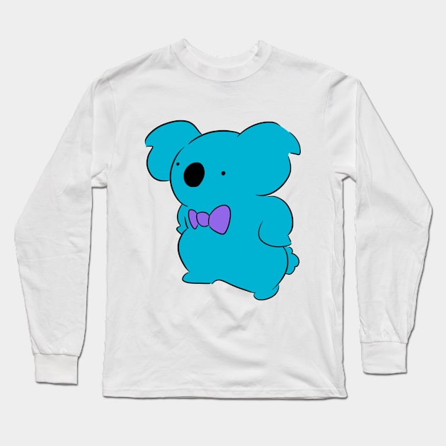 Fancy Koala Long Sleeve T-Shirt by Jossly_Draws